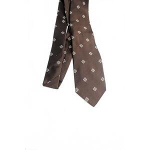 Vintage Brooks Brothers Brown Silk Necktie, 3.25 X 56 Inches, Made in USA, NWT